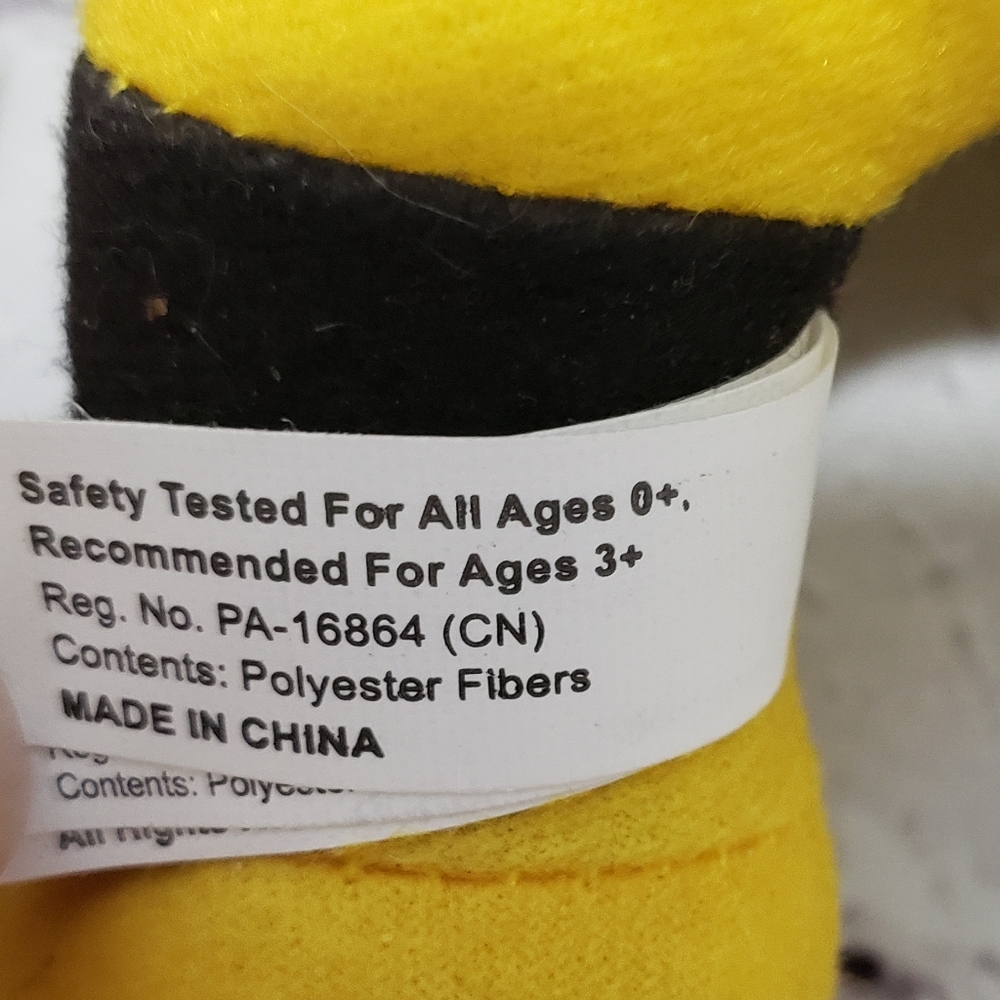 ๐SOLD๐ Transformers Bumblebee Plush 7.5" Stuffed Toy Yellow Black Toy Factory - Picture 5 of 7